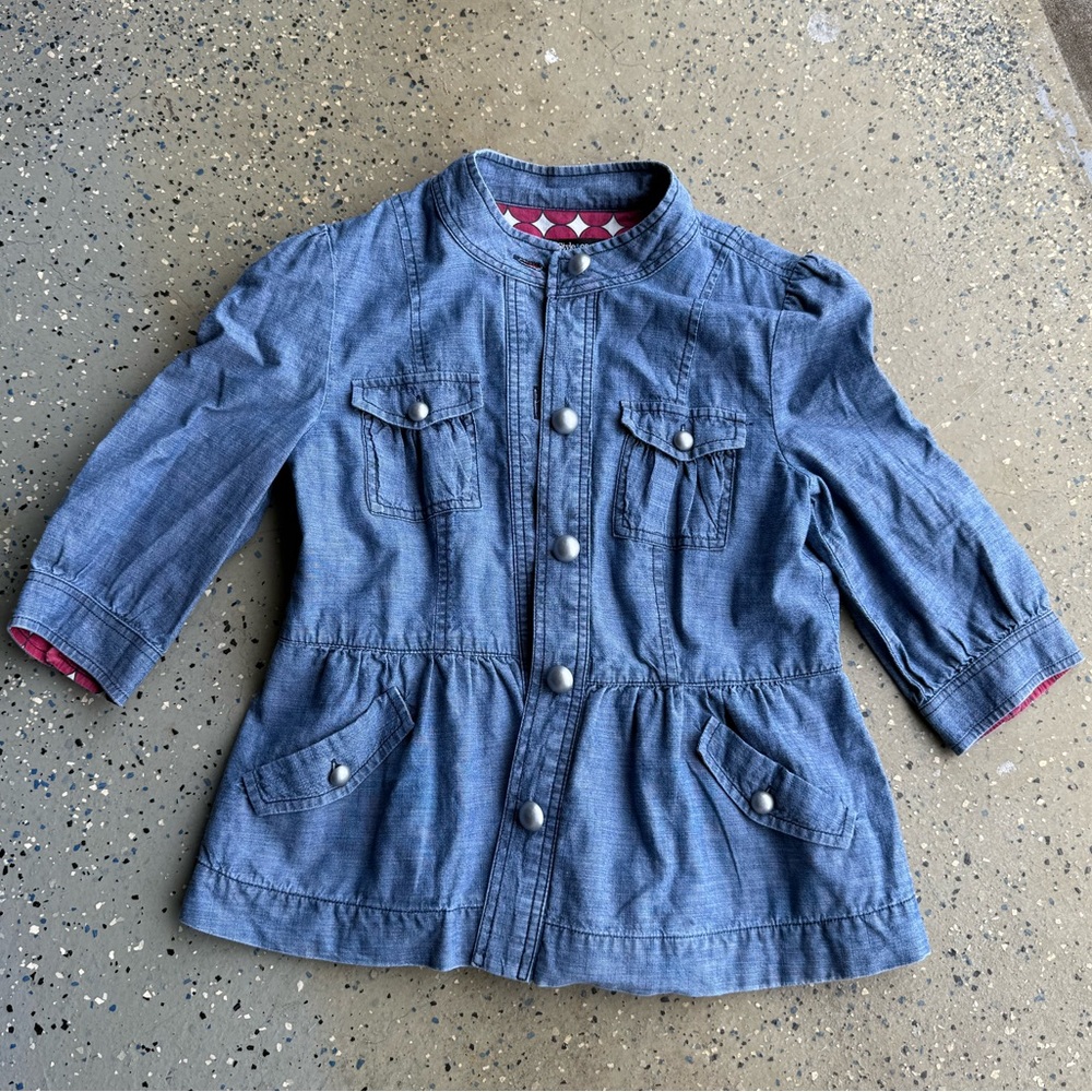 Style & Co. Blue Jean Jacket for Women